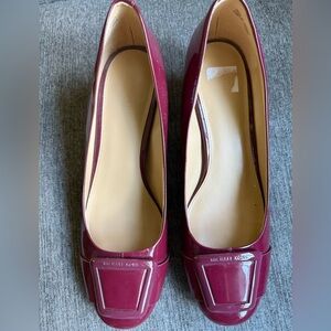 Michael Kors Burgundy Patent Heels